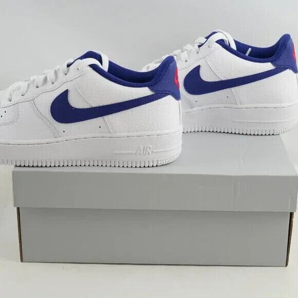 NEW Nike Air Force 1 Low GS White Deep Royal CT3839 101 - SIZE 4.5Y / 6 WOMENS